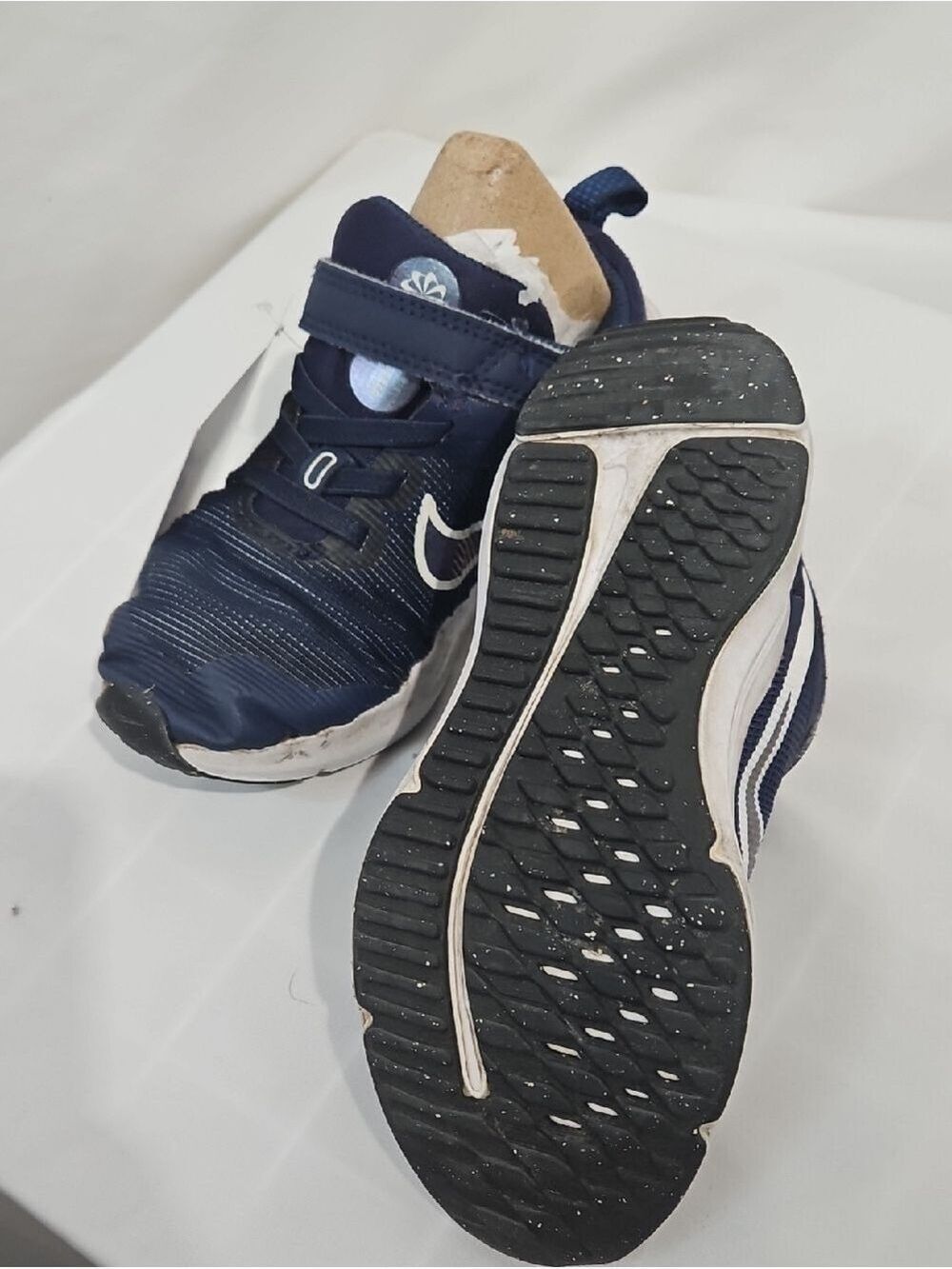 Nike Downshifter 12Younger Kids' Shoes Blue Sneakers Circular Fashion Pre-loved - Picture 5 of 17